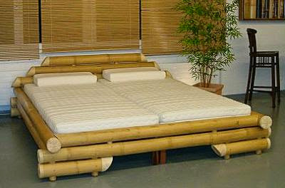 Hasil gambar untuk tempat tidur dari bambu